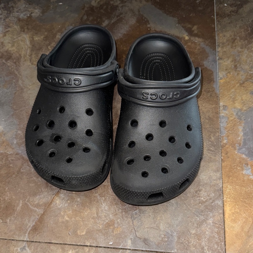 CROCS Women Black Slip-On Clogs